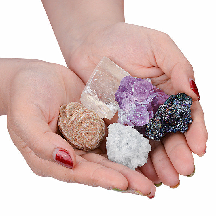 Natural Crystal Ore Mineral Gift Box Set