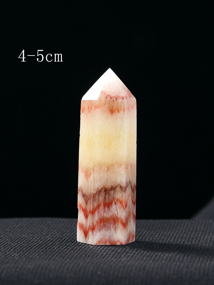Natural Crystal Pillar Hexagonal Raw Stone