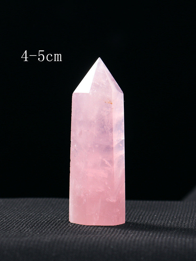 Natural Crystal Pillar Hexagonal Raw Stone
