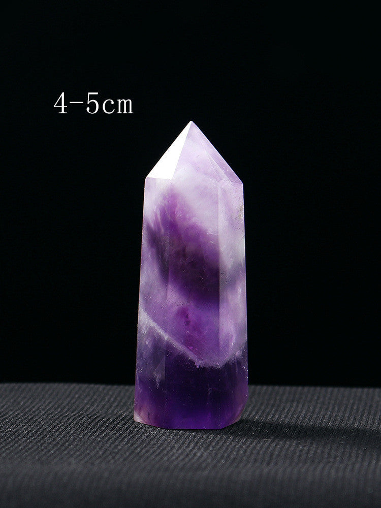 Natural Crystal Pillar Hexagonal Raw Stone