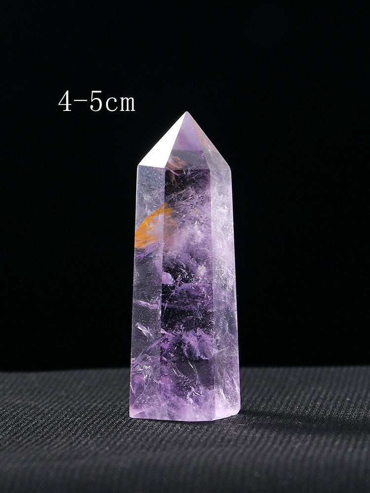 Natural Crystal Pillar Hexagonal Raw Stone
