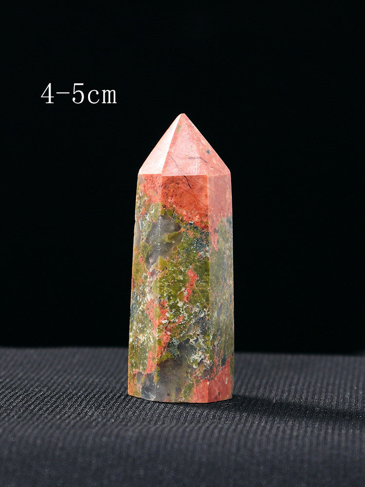 Natural Crystal Pillar Hexagonal Raw Stone