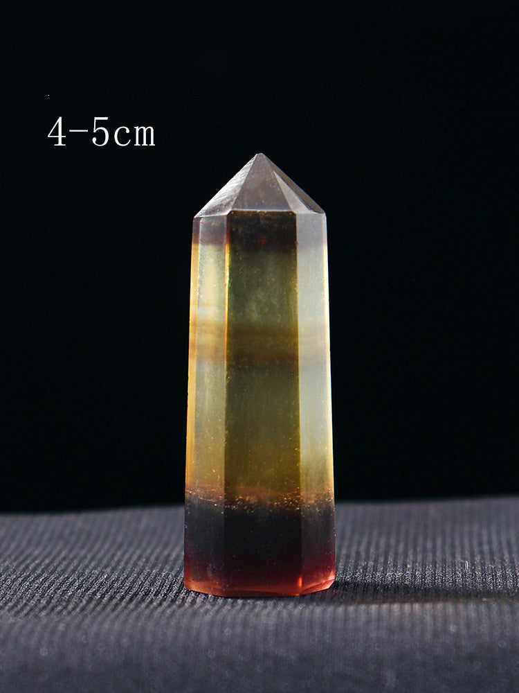 Natural Crystal Pillar Hexagonal Raw Stone