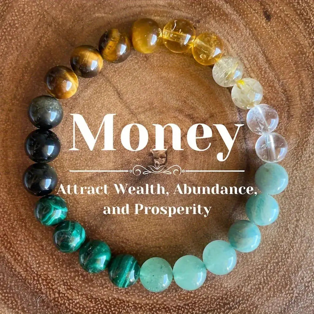 Natural Stone Citrine Dongling Malachite Bracelet