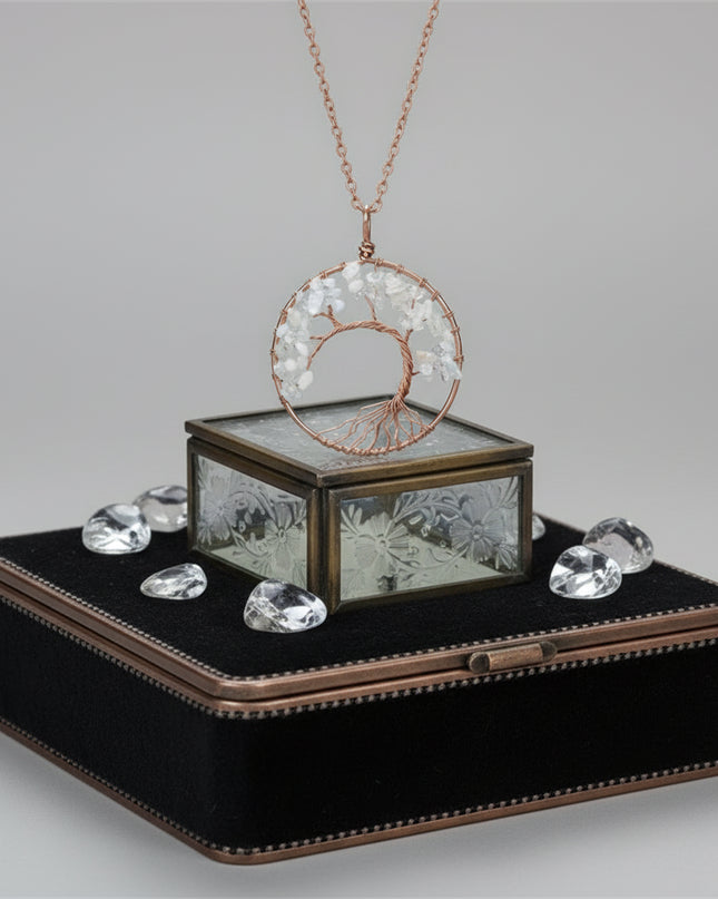 Chakra Balance Tree Pendant Necklace