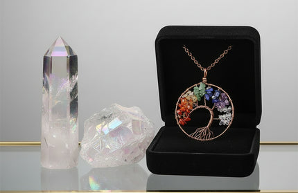Chakra Balance Tree Pendant Necklace