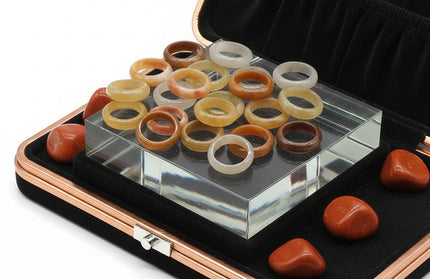 Elegant Crystal Agate Essence Ring