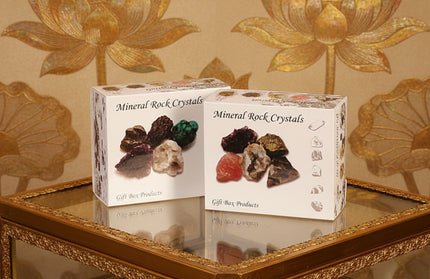 Natural Crystal Ore Mineral Gift Box Set