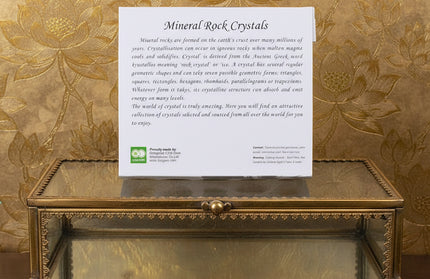 Natural Crystal Ore Mineral Gift Box Set