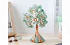 Dongling Jade + Dongling Jade gravel / 4cm pyramid flower tree