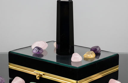 Natural Crystal Hexagonal Energy Column - Choose Your Stone & Size