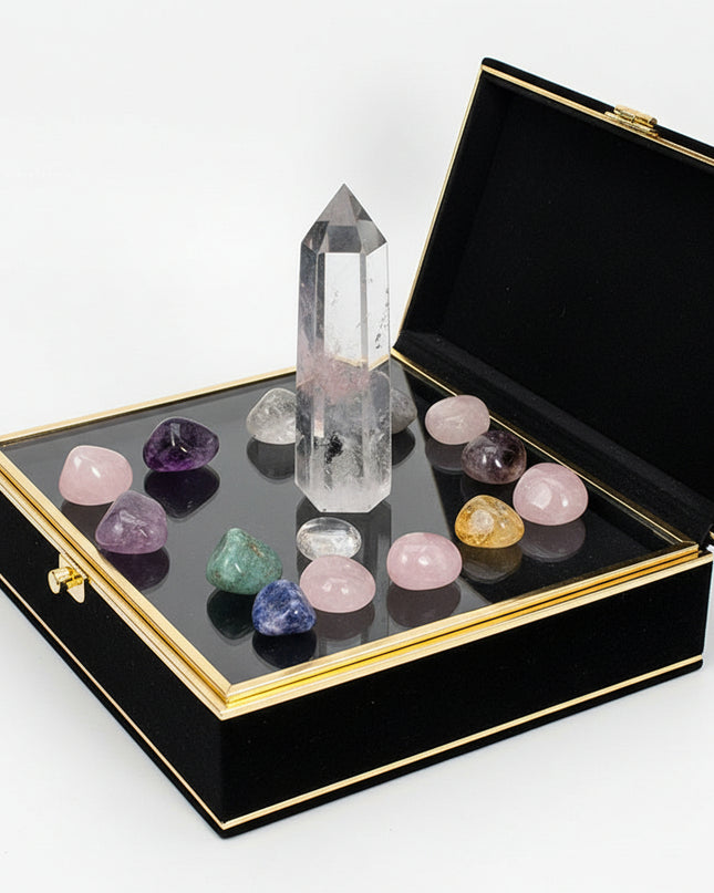 Natural Crystal Hexagonal Energy Column - Choose Your Stone & Size