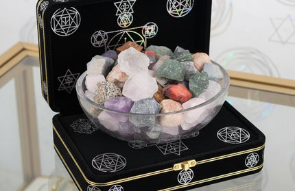 Seven Chakra Crystal Set - Raw Crystals Bulk 1 LB