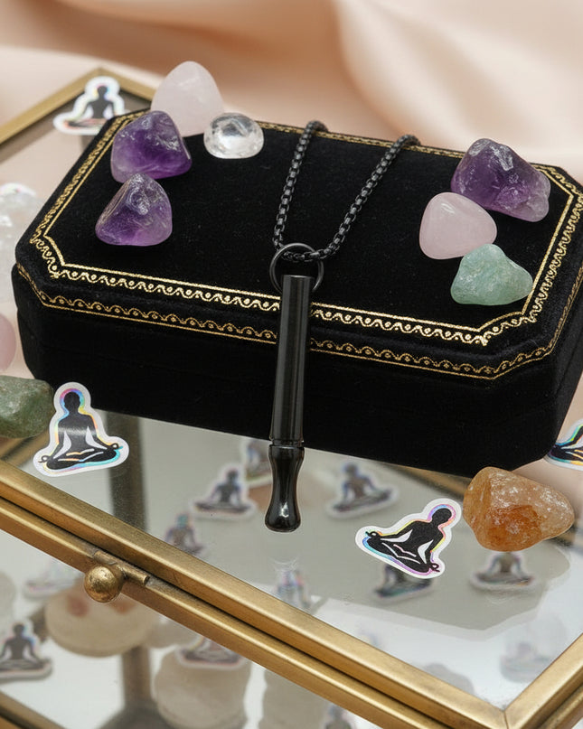 Mindful Breathing Necklace - Anxiety Relief & Meditation Tool