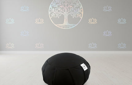 Cotton Meditation Cushion - Breathable Yoga Zafu for Comfortable Practice