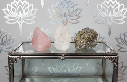 Natural Crystal Ore Mineral Gift Box Set