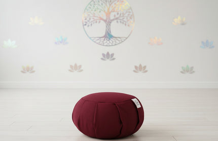 Cotton Meditation Cushion - Breathable Yoga Zafu for Comfortable Practice