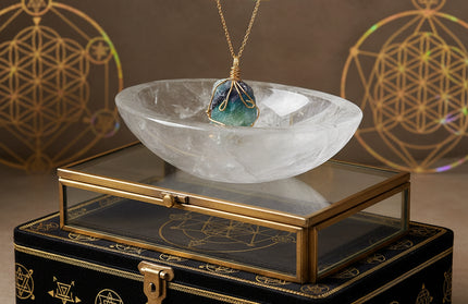 Natural Gemstone Necklace: Chakra Stone Pendant Energy Healing Crystal