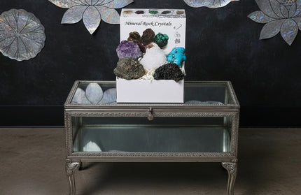 Natural Crystal Ore Mineral Gift Box Set