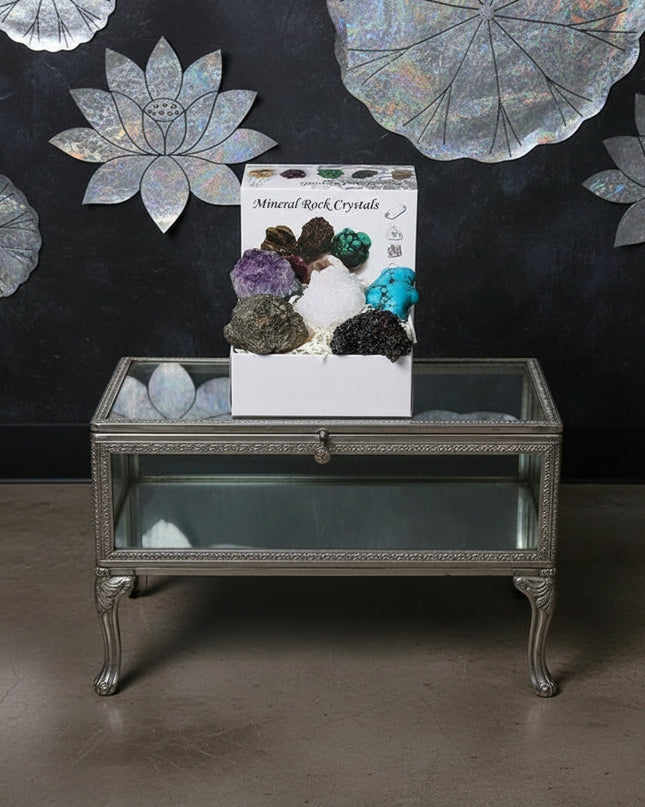Natural Crystal Ore Mineral Gift Box Set
