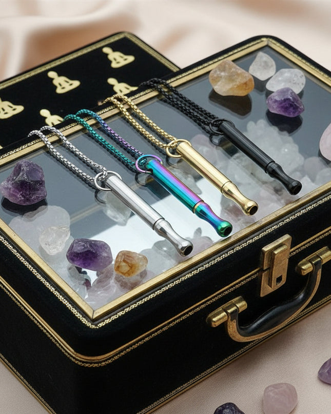 Mindful Breathing Necklace - Anxiety Relief & Meditation Tool