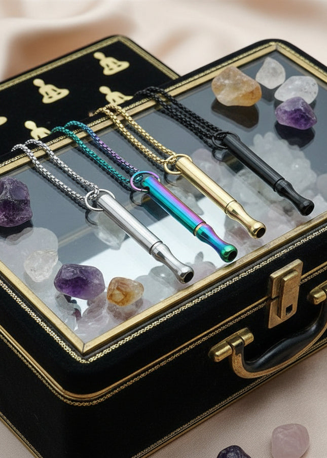 Mindful Breathing Necklace - Anxiety Relief & Meditation Tool