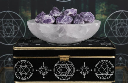 6PCS Amethysts Crystals /with Jar: Natural Rough Crystal Stones