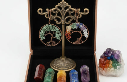 Chakra Balance Tree Pendant Necklace