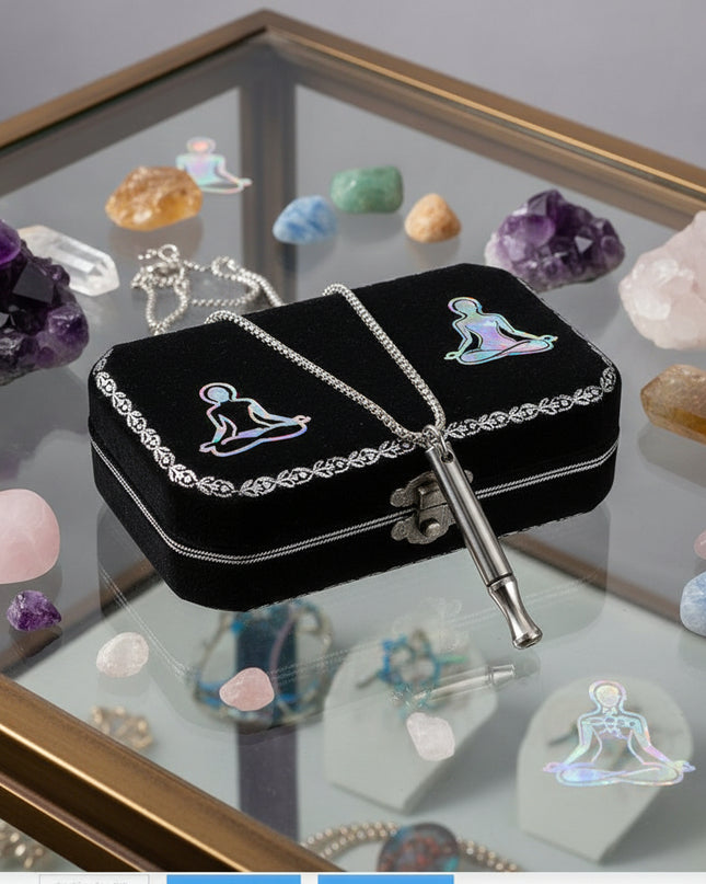 Mindful Breathing Necklace - Anxiety Relief & Meditation Tool