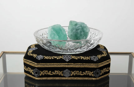 2PCS Green Fluorite 1.8-2.2 Natural Rough Crystal Stones