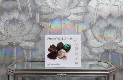 Natural Crystal Ore Mineral Gift Box Set
