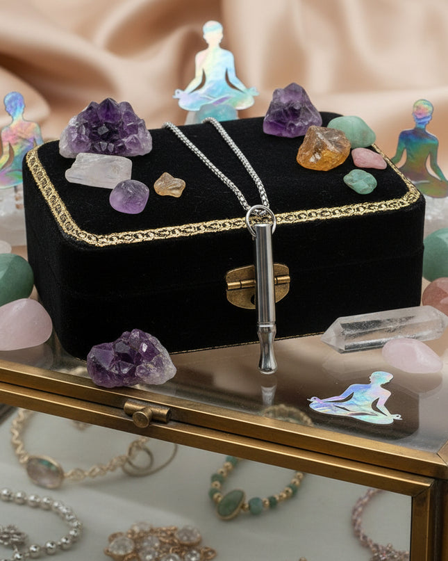 Mindful Breathing Necklace - Anxiety Relief & Meditation Tool