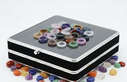 Elegant Crystal Agate Essence Ring