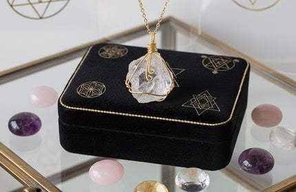 Natural Gemstone Necklace: Chakra Stone Pendant Energy Healing Crystal