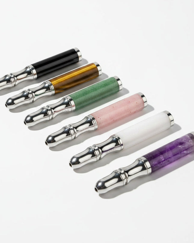 Crystal Breathing Tool - Anxiety Relief & Meditation Necklace