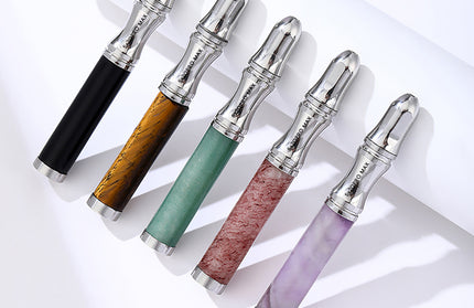 Crystal Breathing Tool - Anxiety Relief & Meditation Necklace