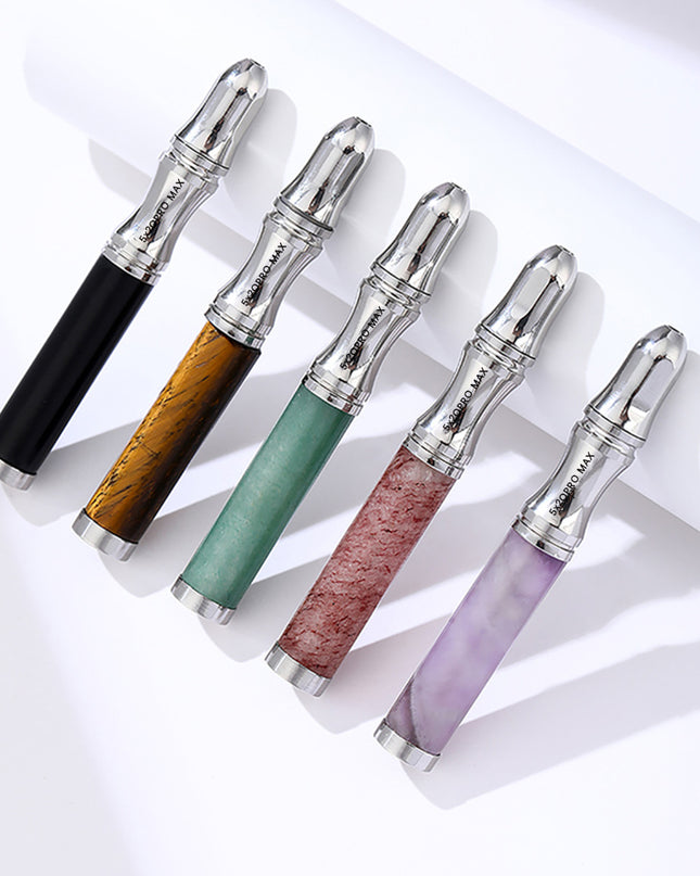Crystal Breathing Tool - Anxiety Relief & Meditation Necklace