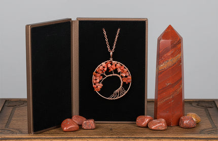 Chakra Balance Tree Pendant Necklace