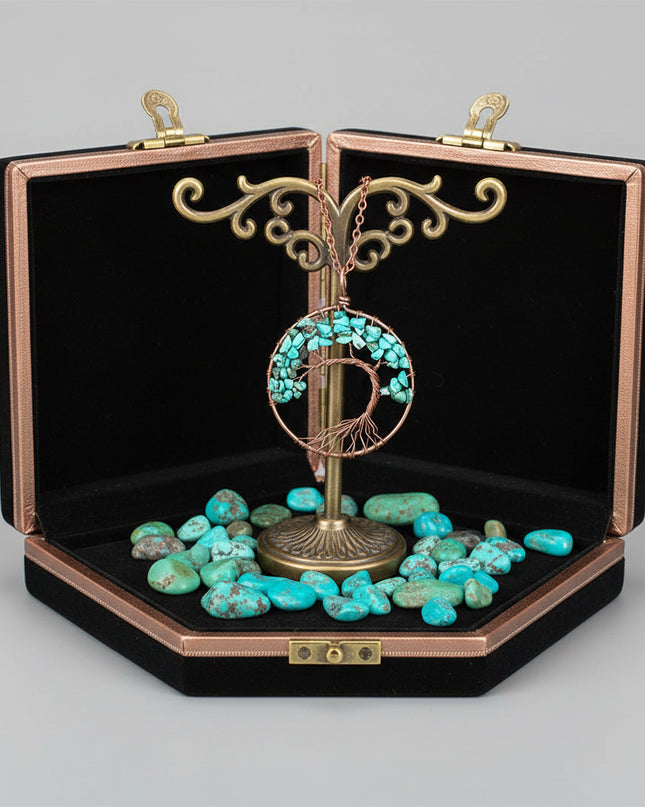 Chakra Balance Tree Pendant Necklace