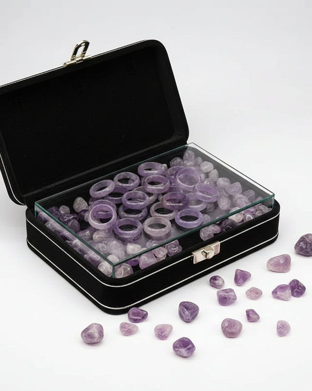 Elegant Crystal Agate Essence Ring