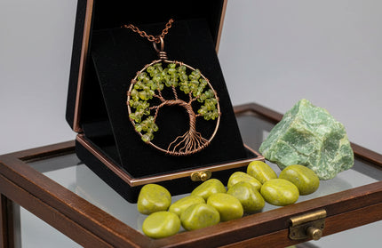 Chakra Balance Tree Pendant Necklace