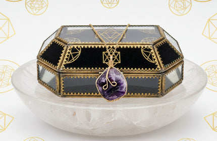 Natural Gemstone Necklace: Chakra Stone Pendant Energy Healing Crystal