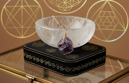 Natural Gemstone Necklace: Chakra Stone Pendant Energy Healing Crystal