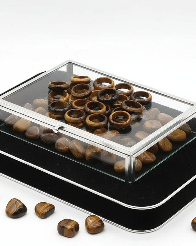 Elegant Crystal Agate Essence Ring