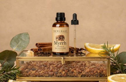 Pure Myrrh Essential Oil – 100% Natural Aromatherapy Oil (1 fl oz)