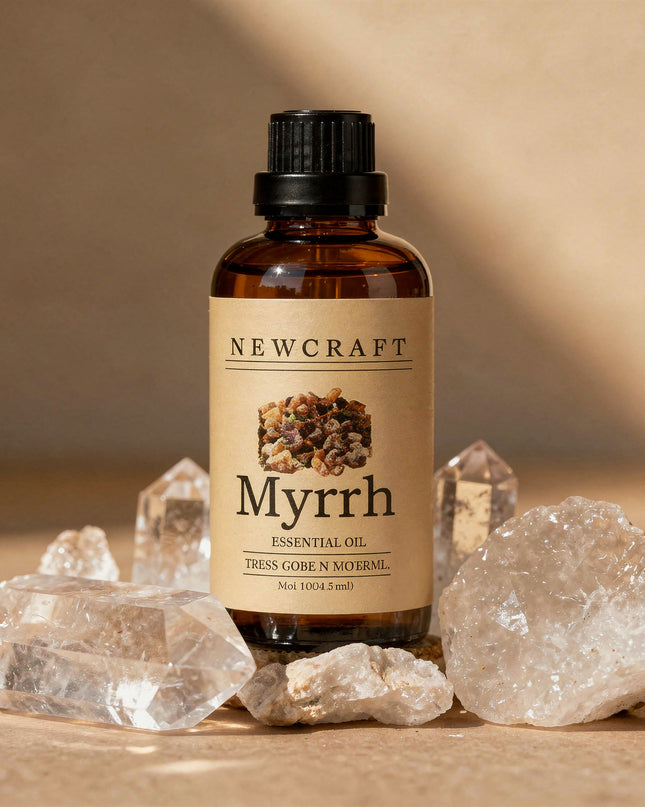 Pure Myrrh Essential Oil – 100% Natural Aromatherapy Oil (1 fl oz)