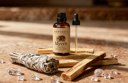 Pure Myrrh Essential Oil – 100% Natural Aromatherapy Oil (1 fl oz)