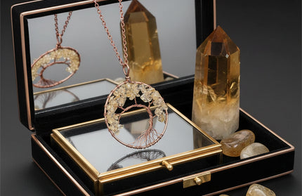 Chakra Balance Tree Pendant Necklace