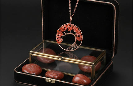 Chakra Balance Tree Pendant Necklace