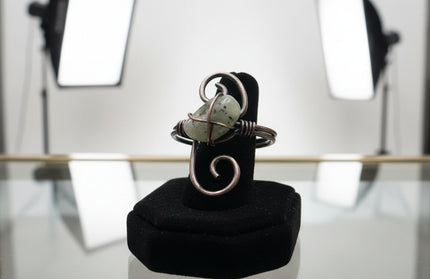 Copper Stone Crystal S-Ring